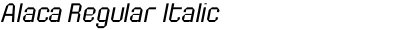 Alaca Regular Italic